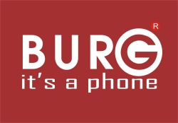 Логотип производитель сотовых телефонов BURG 