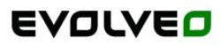 Логотип производитель сотовых телефонов EVOLVEO 
