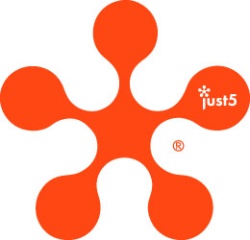 Логотип производитель сотовых телефонов Just5 